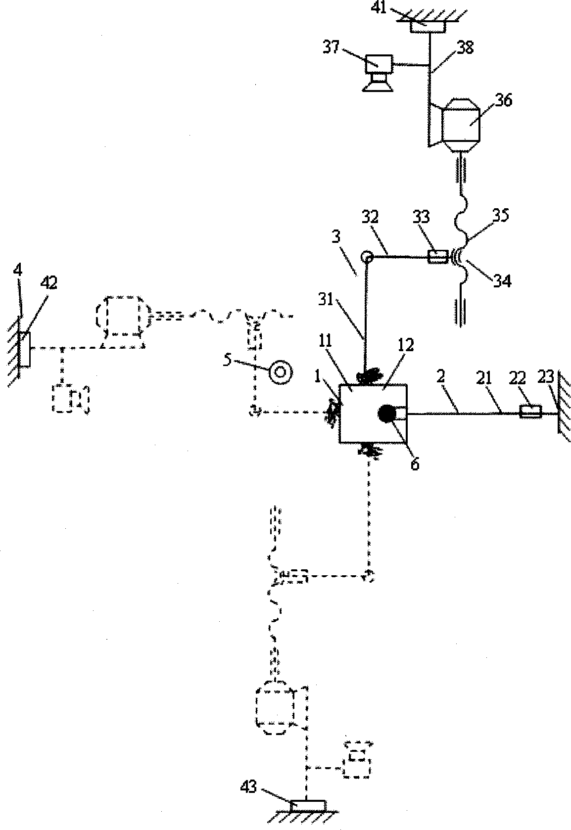 Device for measuring walking and creeping characteristics of insect on three planes