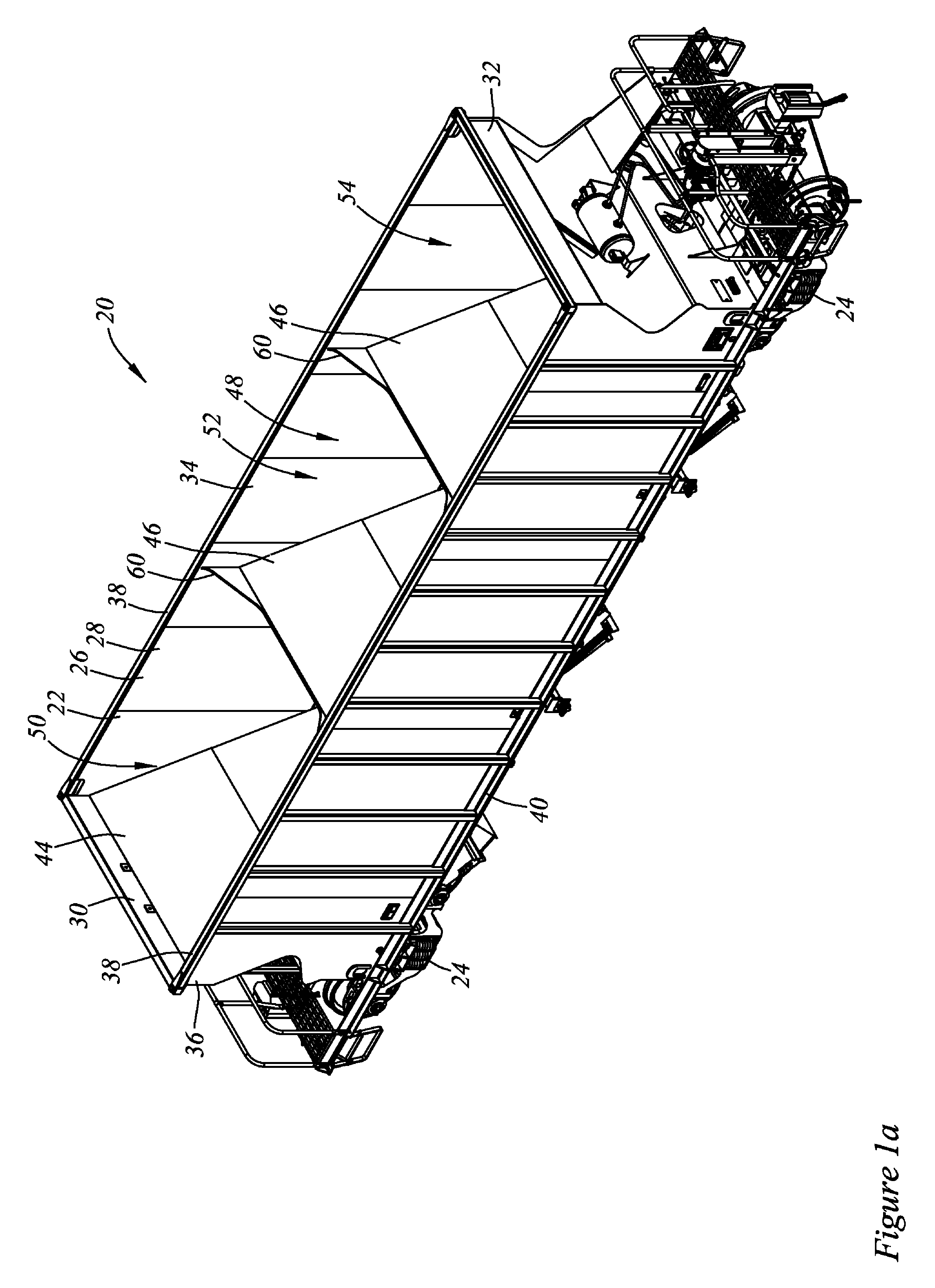 Hopper car with lading dislodgement fittings and method of operation