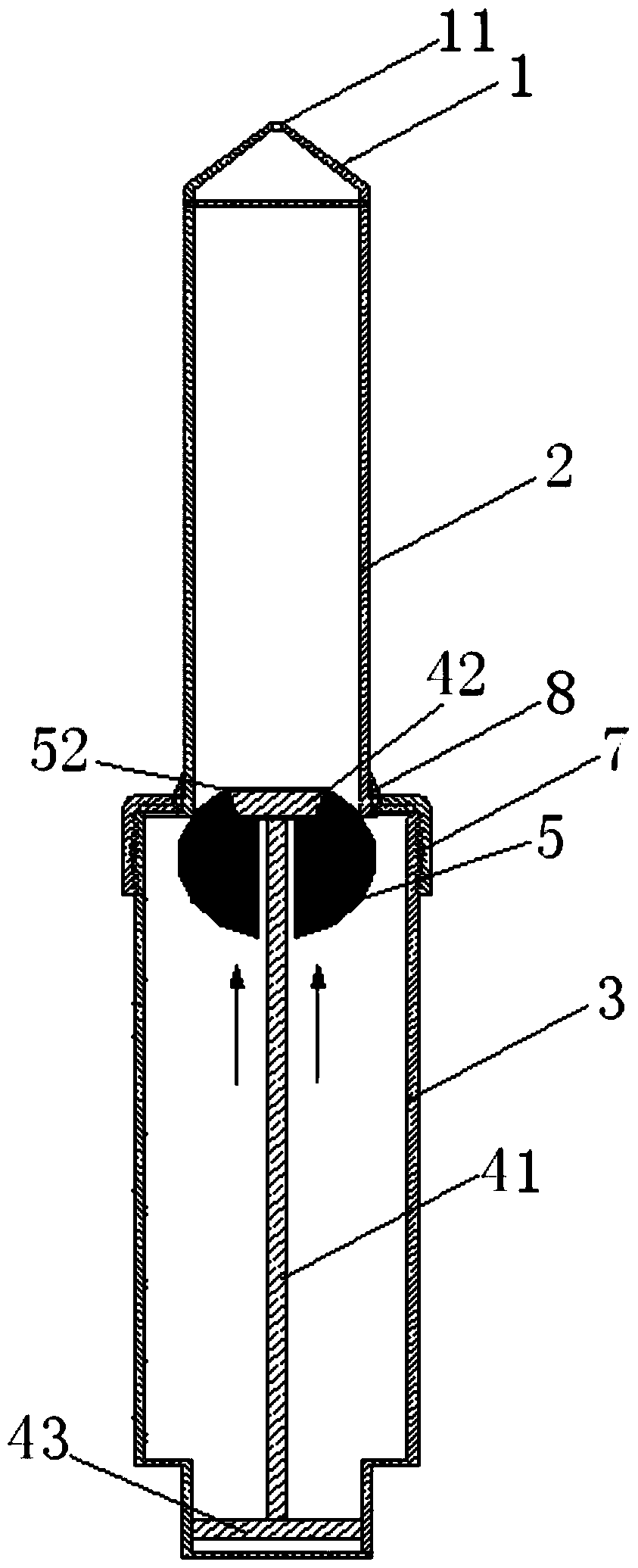 Liftable water intake equipment with automatic water cutoff