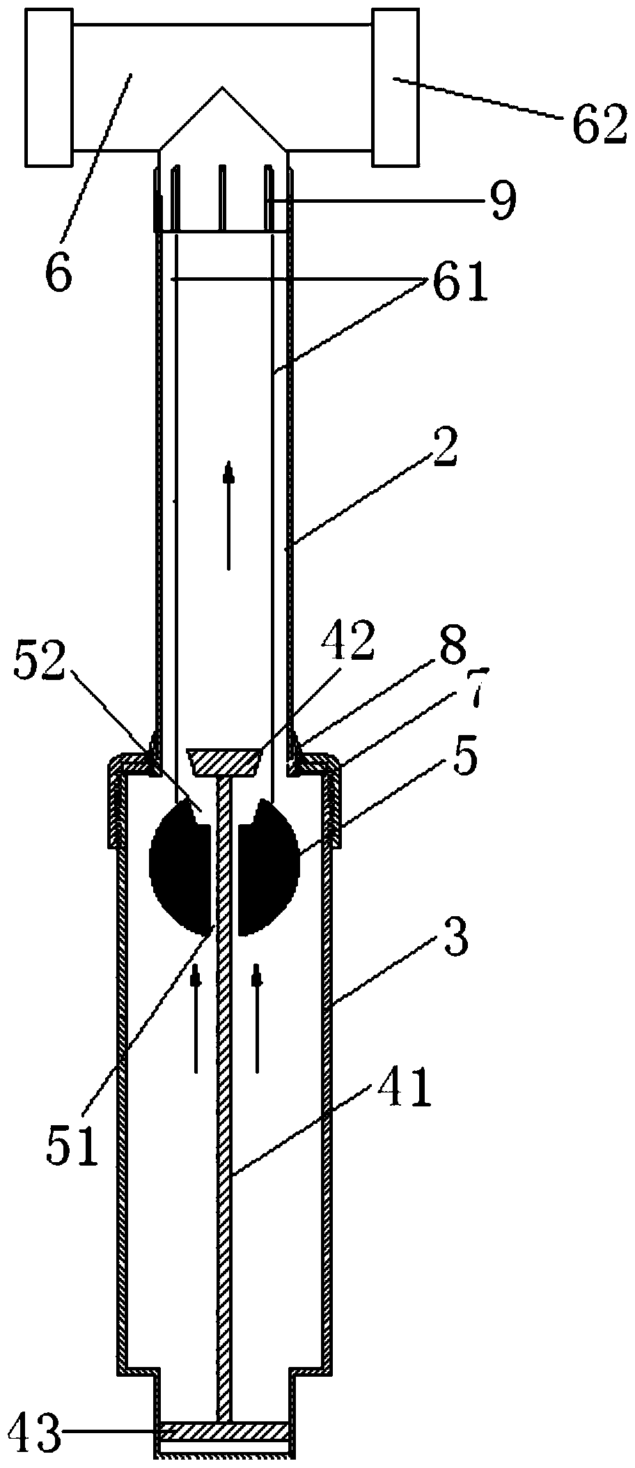 Liftable water intake equipment with automatic water cutoff