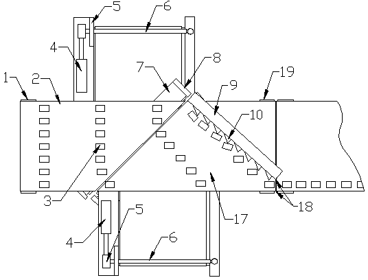 Automatic finishing and arranging pillow-type packaging line