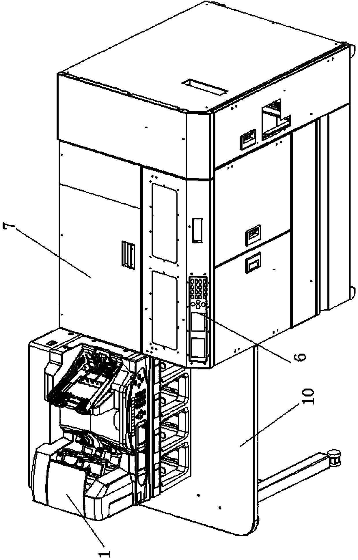 Paper money counting, sorting and bundling all-in-one machine