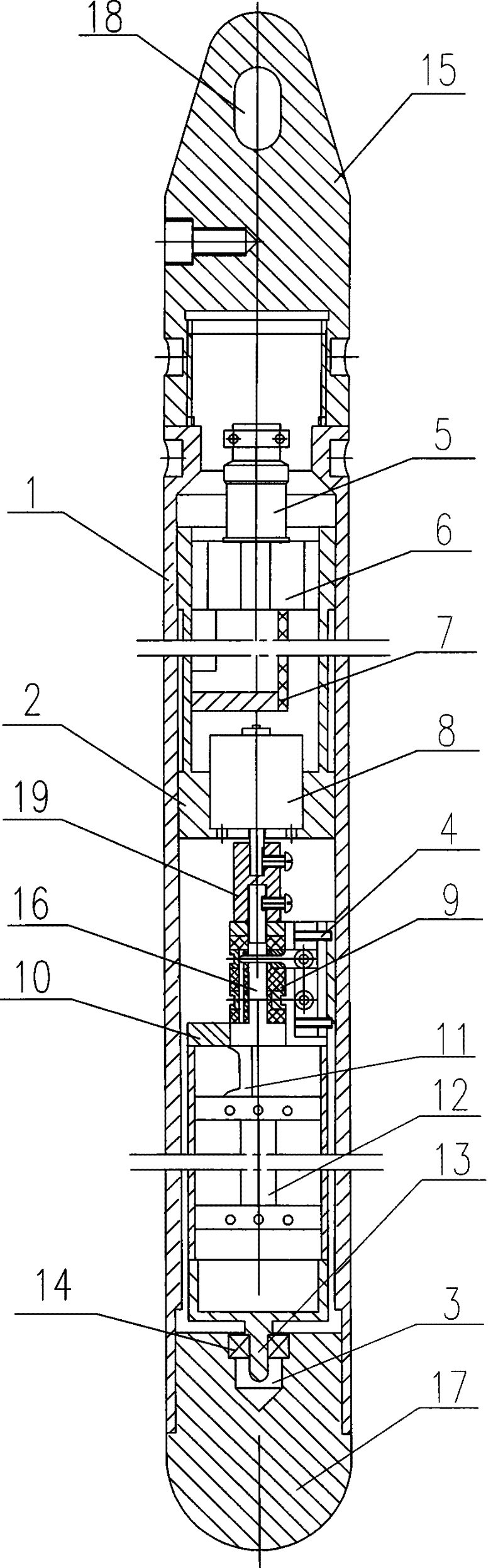 Borehole clinometer probe