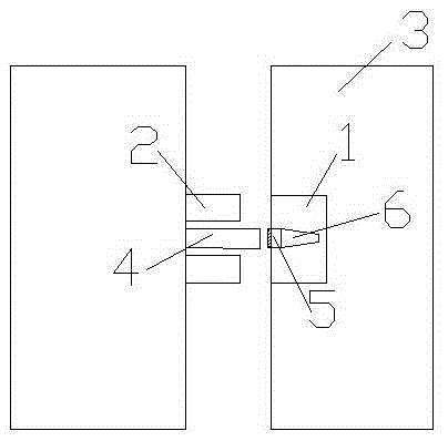 Novel door frame mounting lock protection device