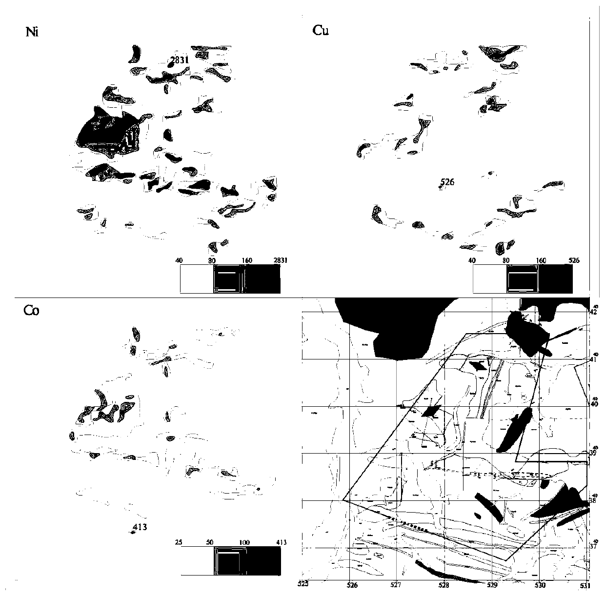 Prospecting method for melting cobalt ore from mountain-making magma