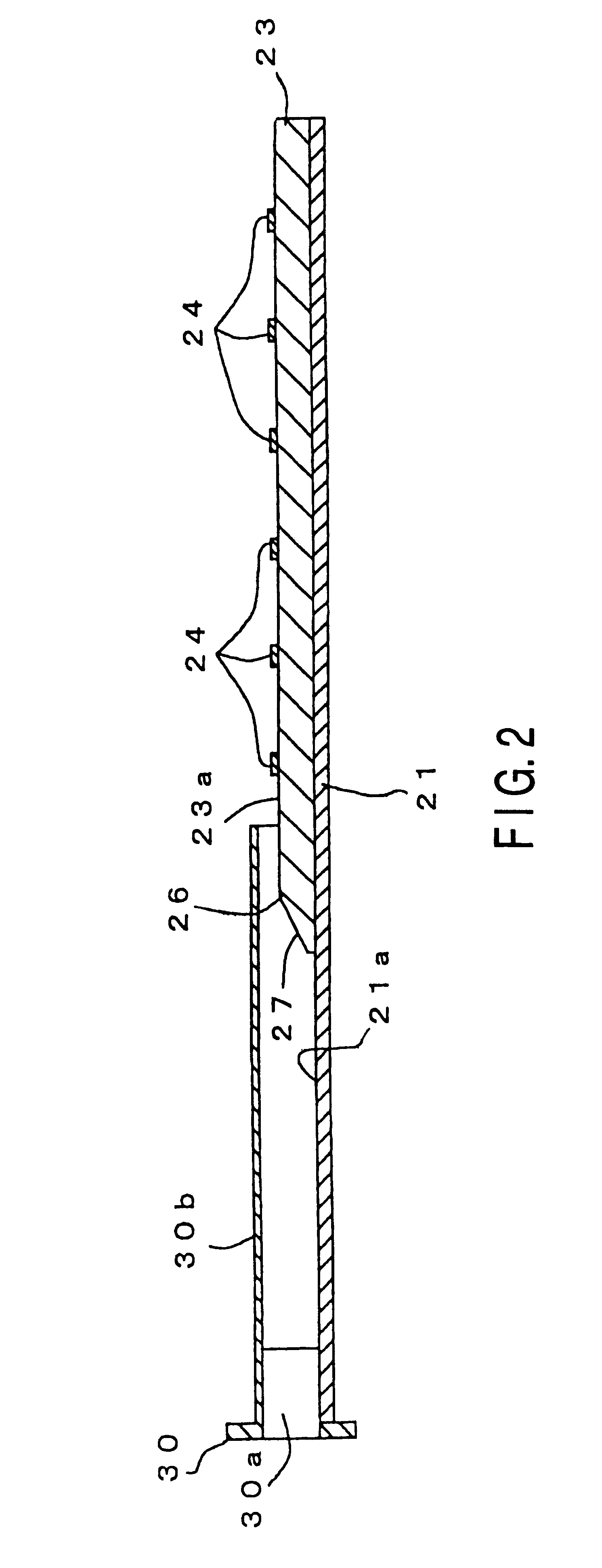 Dielectric leaky wave antenna having mono-layer structure