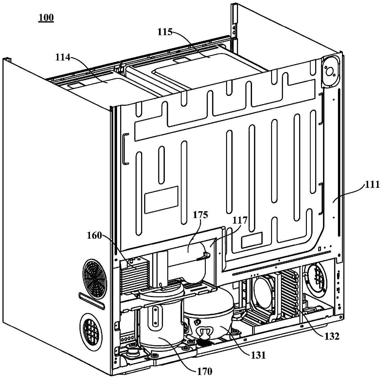 Control device used for cold storage and freezing device and cold storage and freezing device