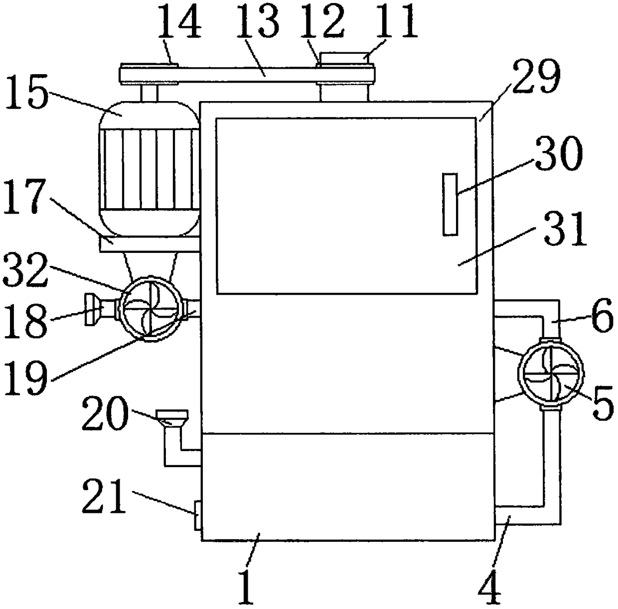 Automatic brush pen cleaning device