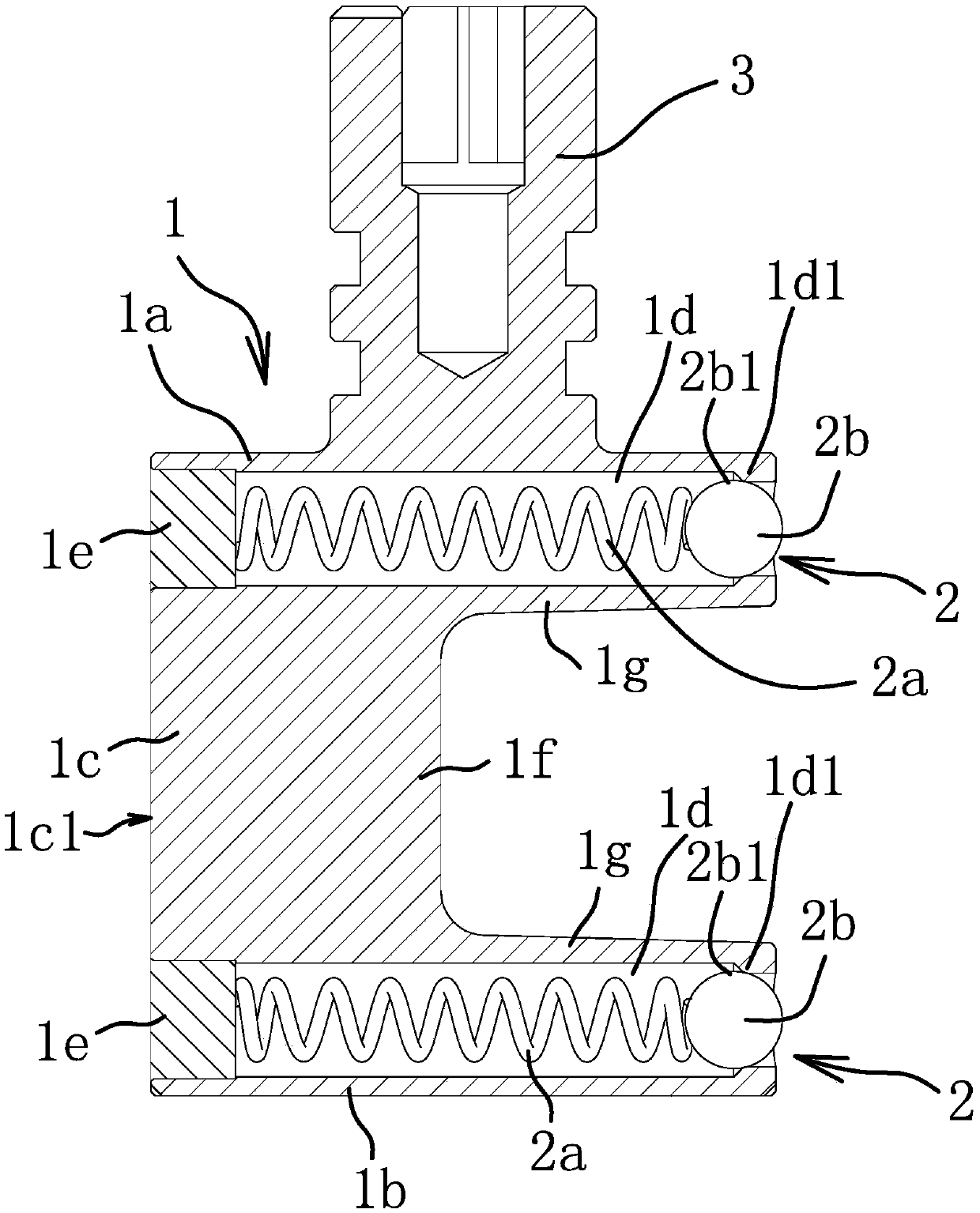 Columnar valve element