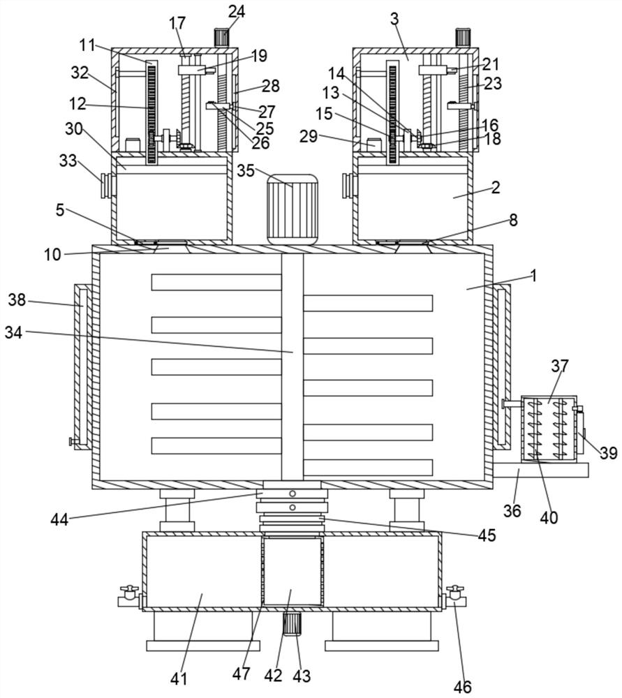 Proportioning equipment for collagen extraction and collagen extraction process