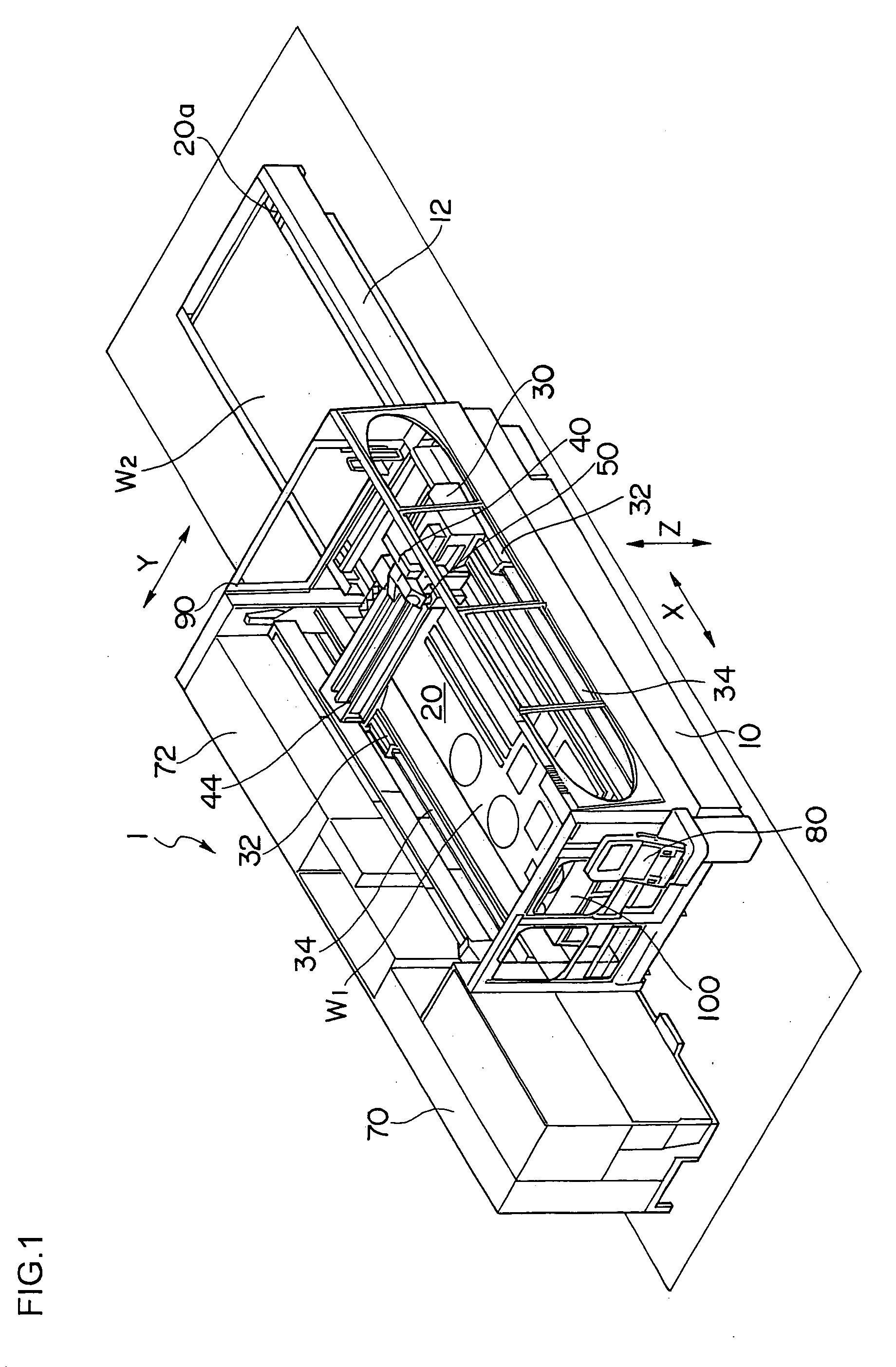 Nozzle checker for laser beam machine