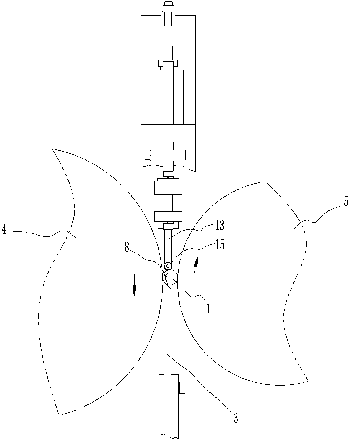 Three-pin frame centerless grinding pre-pressing mechanism and grinding method thereof