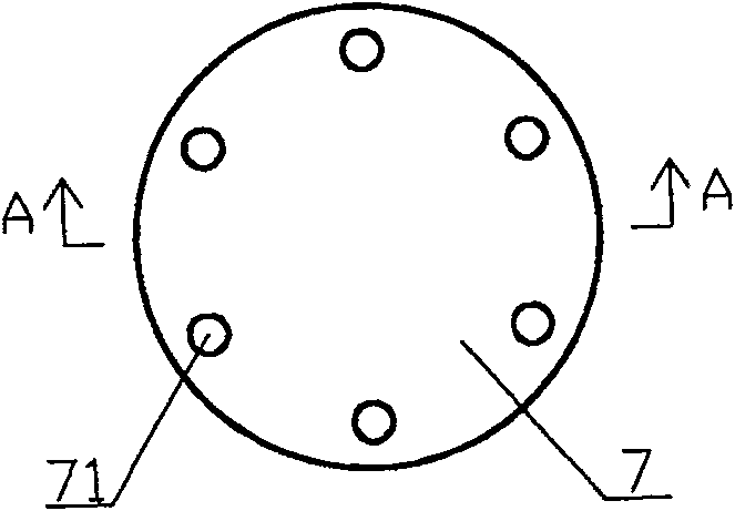 Fast plugging device for deep foundation pit precipitation well