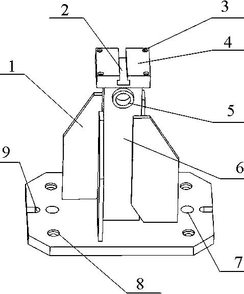 Six-surface part numerical control machining tool