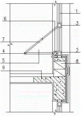 Multifunctional low windowsill window guardrail of building outer window