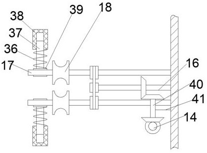 A waste optical cable stripping, sorting and recycling device