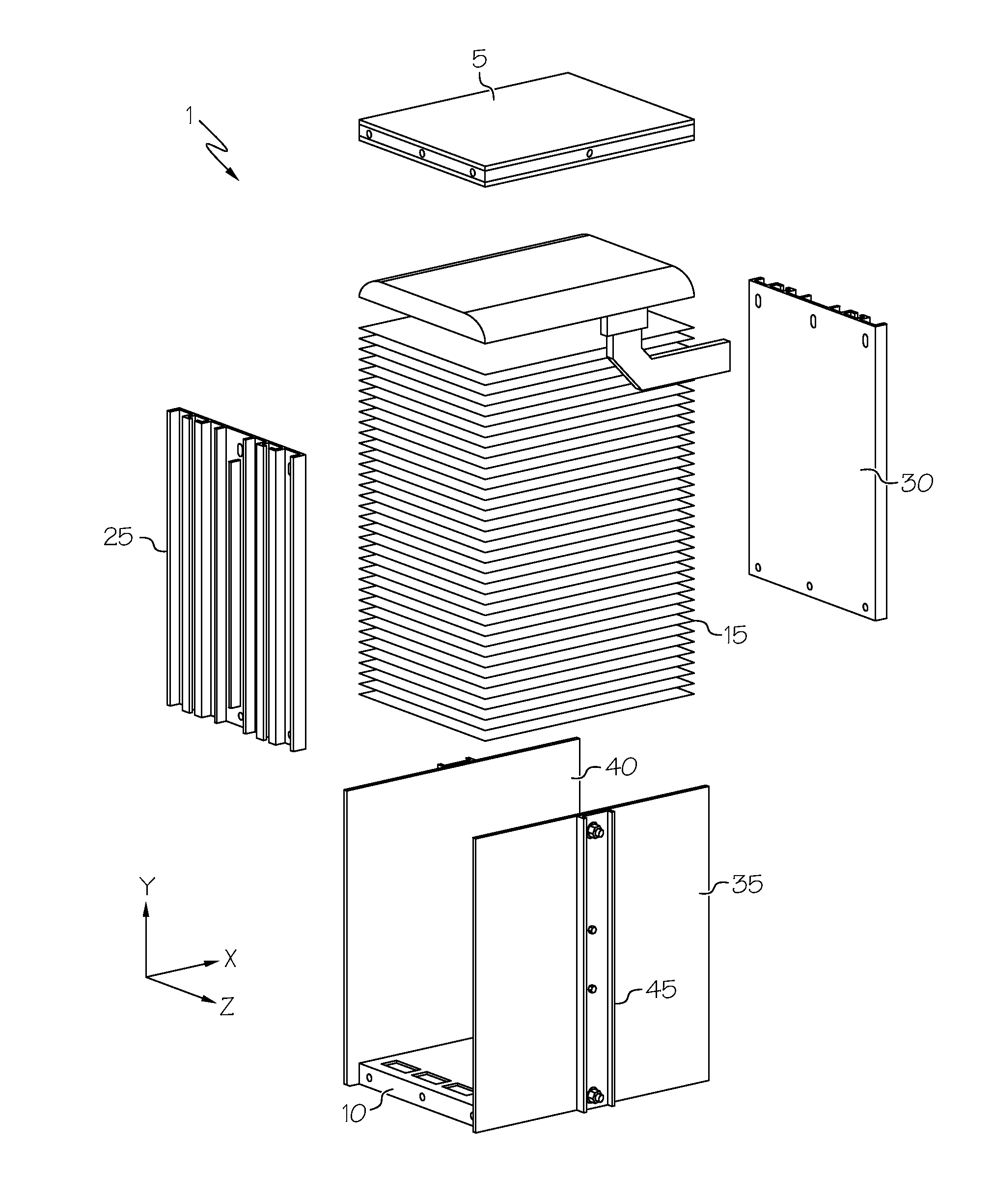 Fuel cell stack assembly - datum design for fuel cell stacking and collision protection