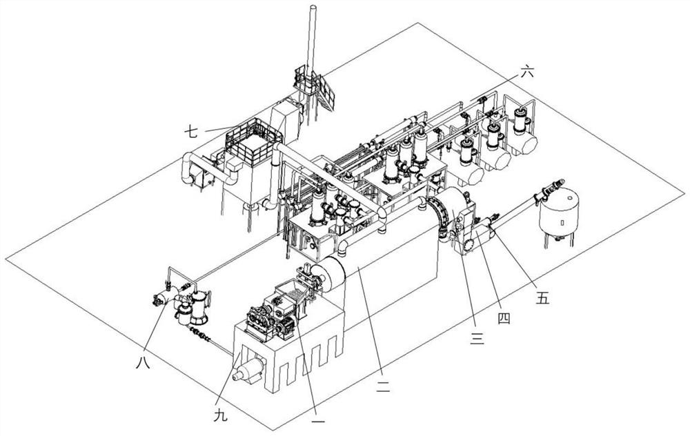 Method and equipment for automatically separating solid-phase products of whole waste tire industrial continuous cracking