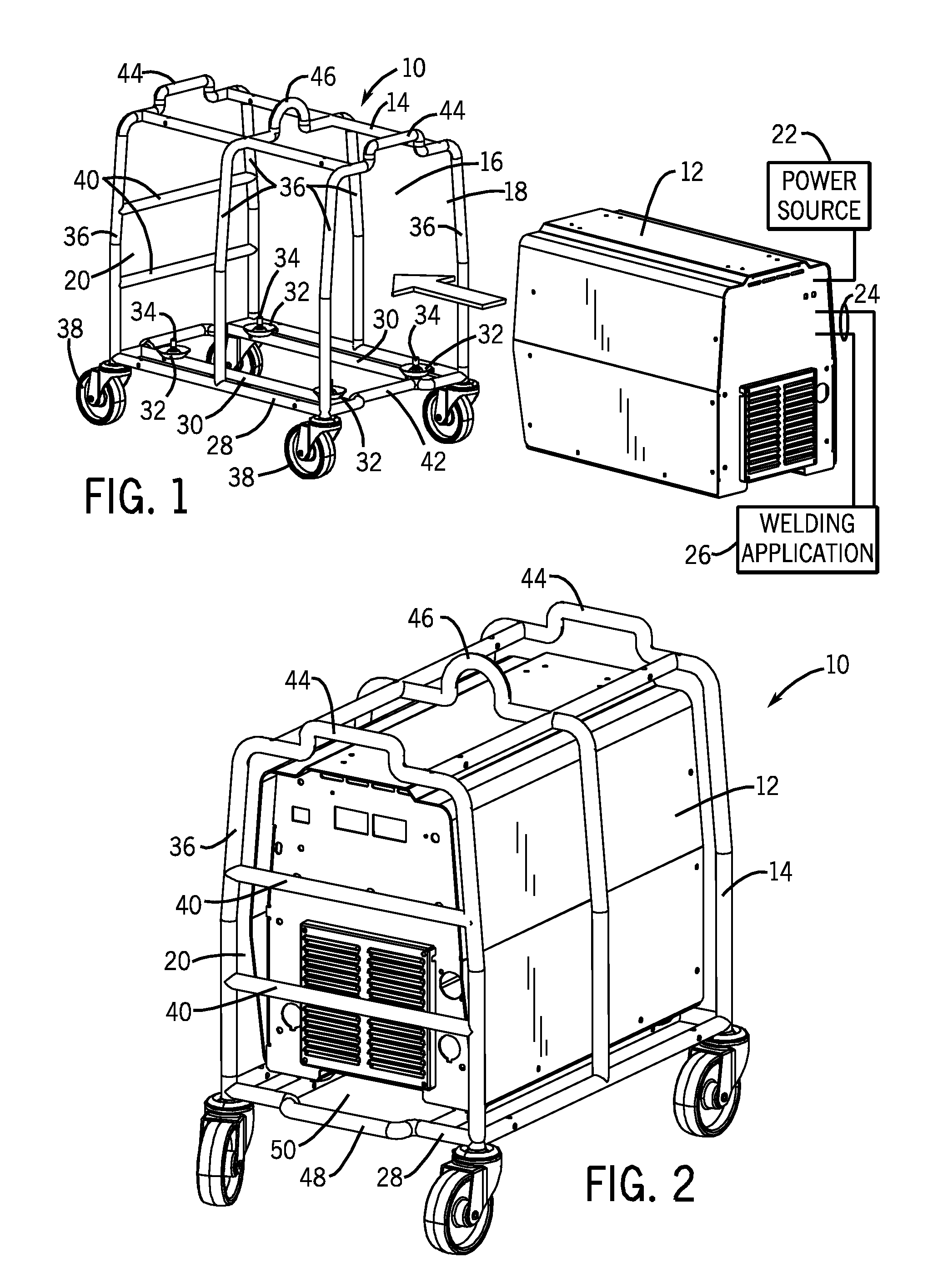 Welding Power Supply External Protective Support Structure