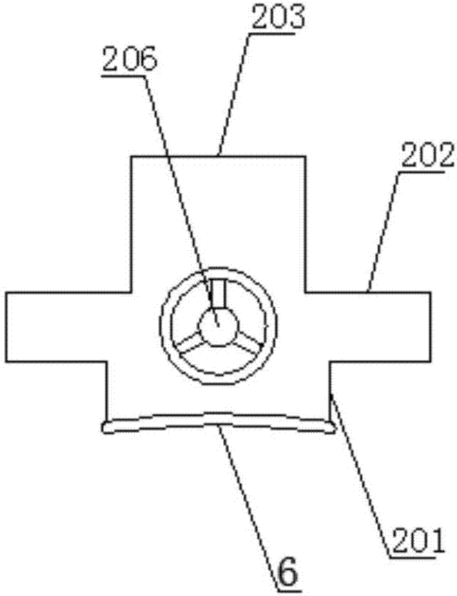 Non-welding fixing equipment for low-pressure pipeline small-pore-diameter bore-opening machine