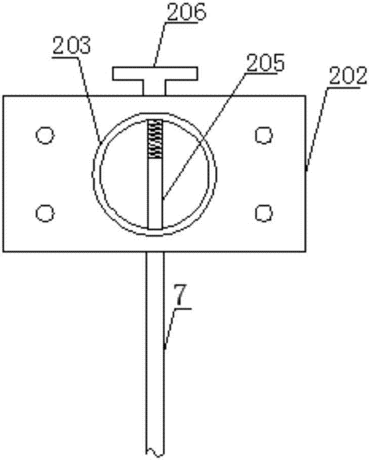 Non-welding fixing equipment for low-pressure pipeline small-pore-diameter bore-opening machine