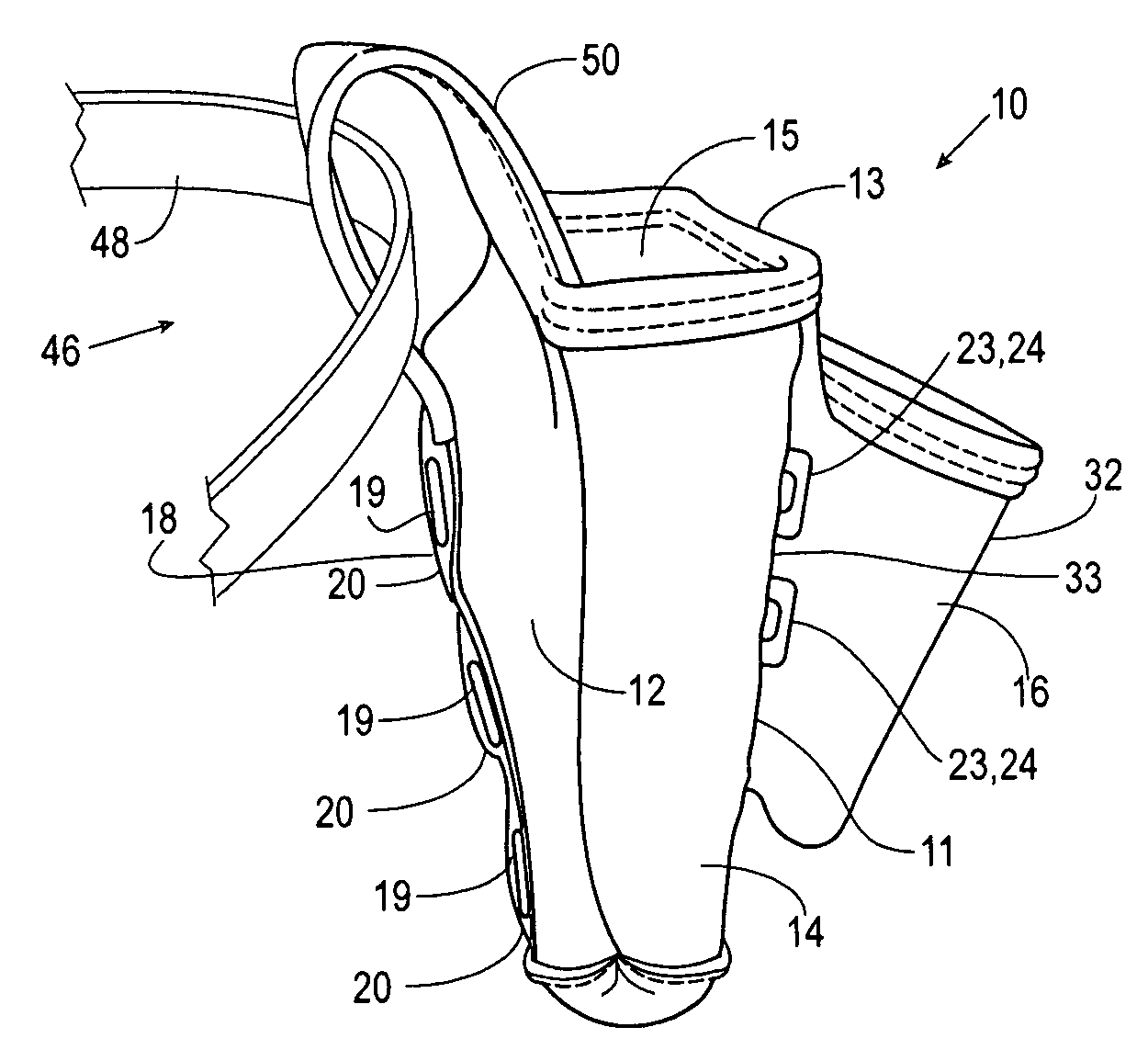 Tool pouch with magnets