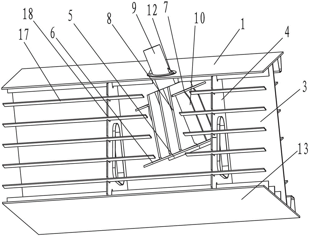 Double-outrigger type cable beam anchoring structure of bridge steel box girder