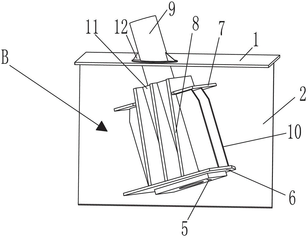 Double-outrigger type cable beam anchoring structure of bridge steel box girder