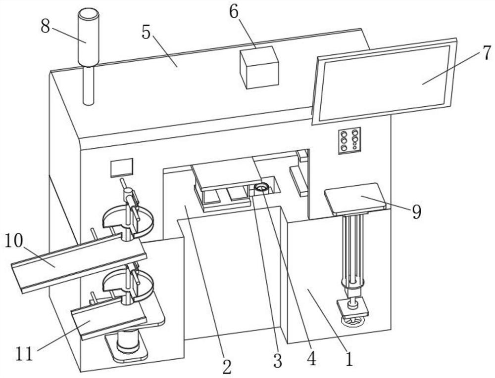 Link automation equipment adopting CCD visual positioning control