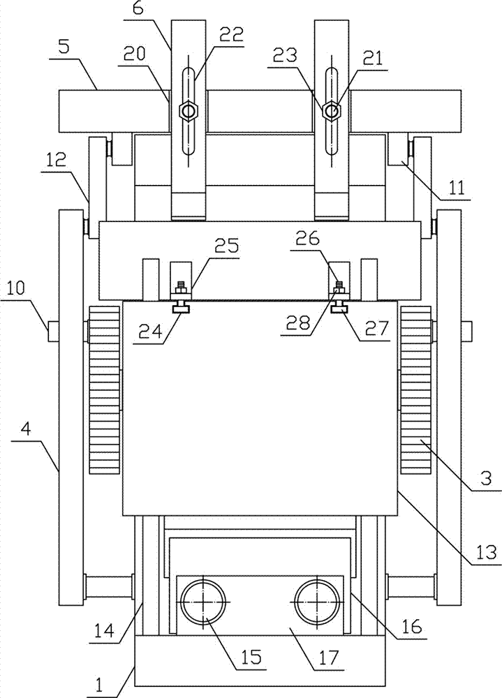 Profile surface slotting device