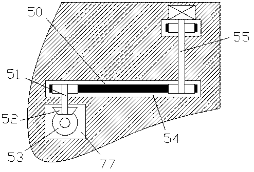 Residue-water-oil separation device for kitchen garbage