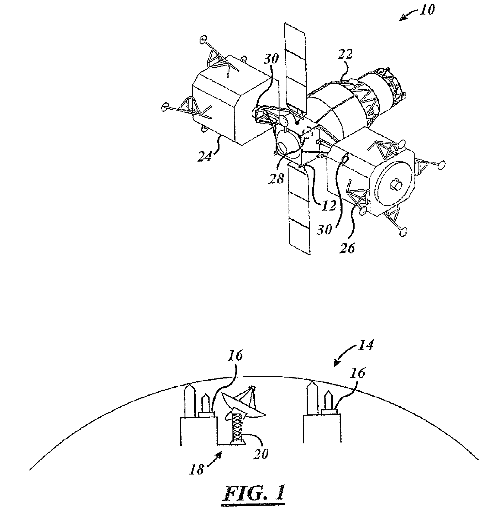 Space depot for spacecraft resupply