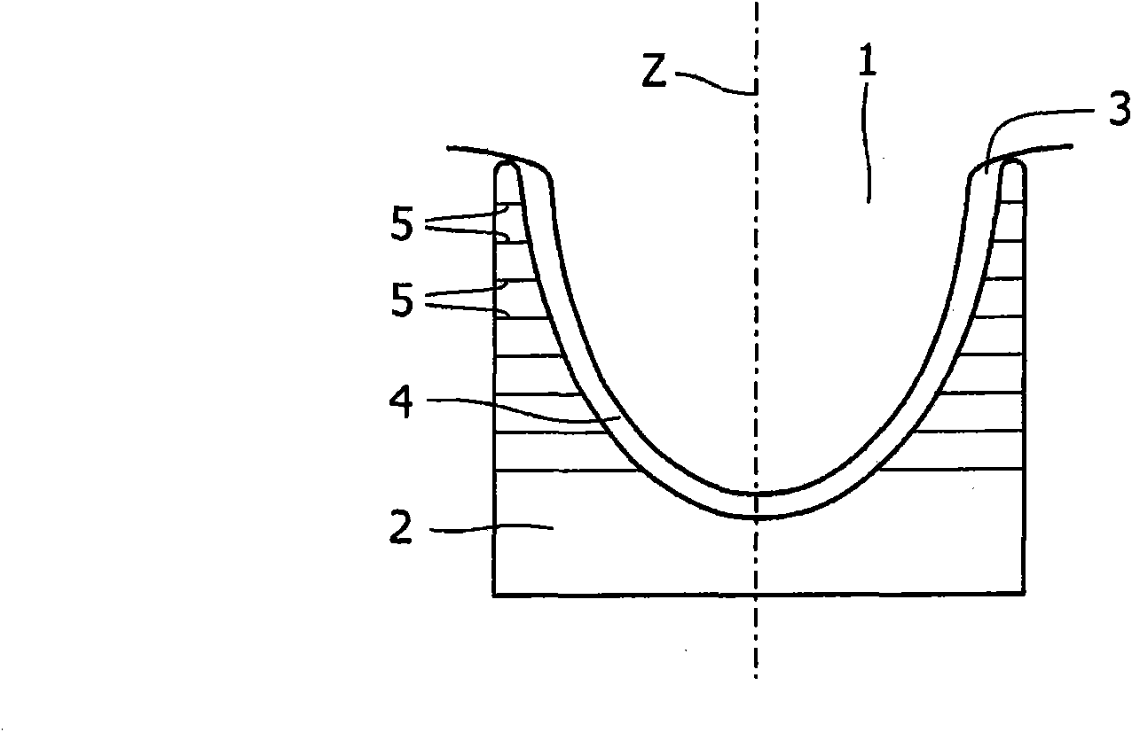 Method for reconstructing a fluorescent image of the interior of a turbid medium and device for imaging the interior of a turbid medium