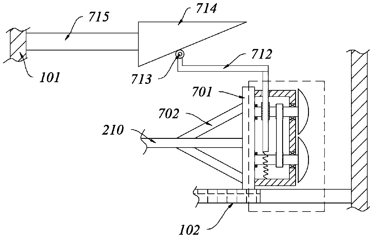 High-efficiency crushing device for refractory materials