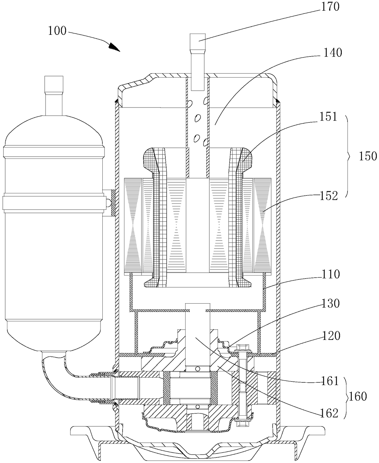 Oil return frame and compressor with same