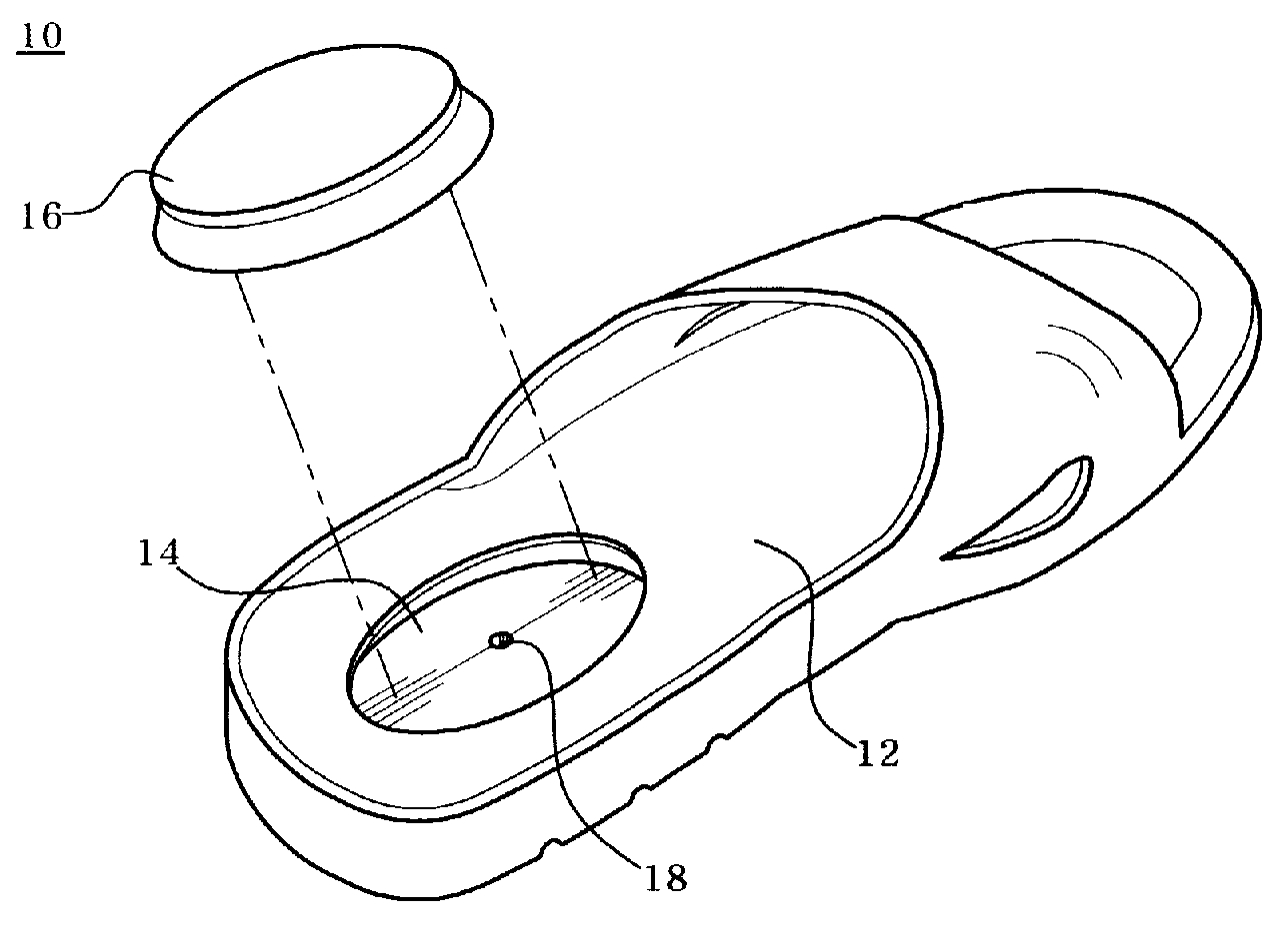 Footwear separable to two piece