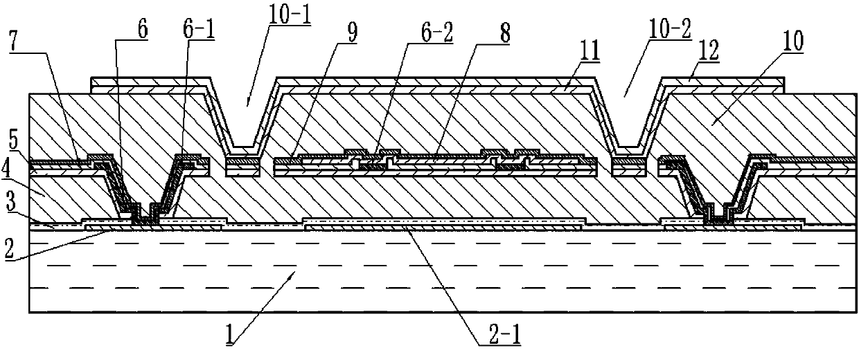 Non-refrigerated infrared imaging sensor based on super surface and preparation method thereof