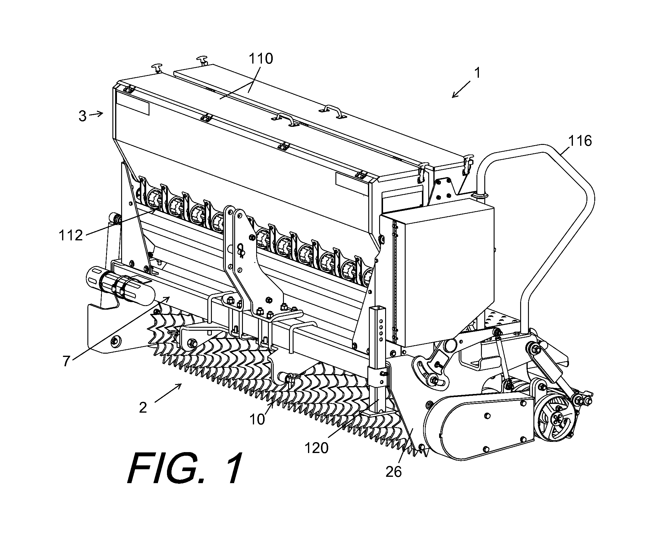 Single pass ground driven tiller and seeder apparatus