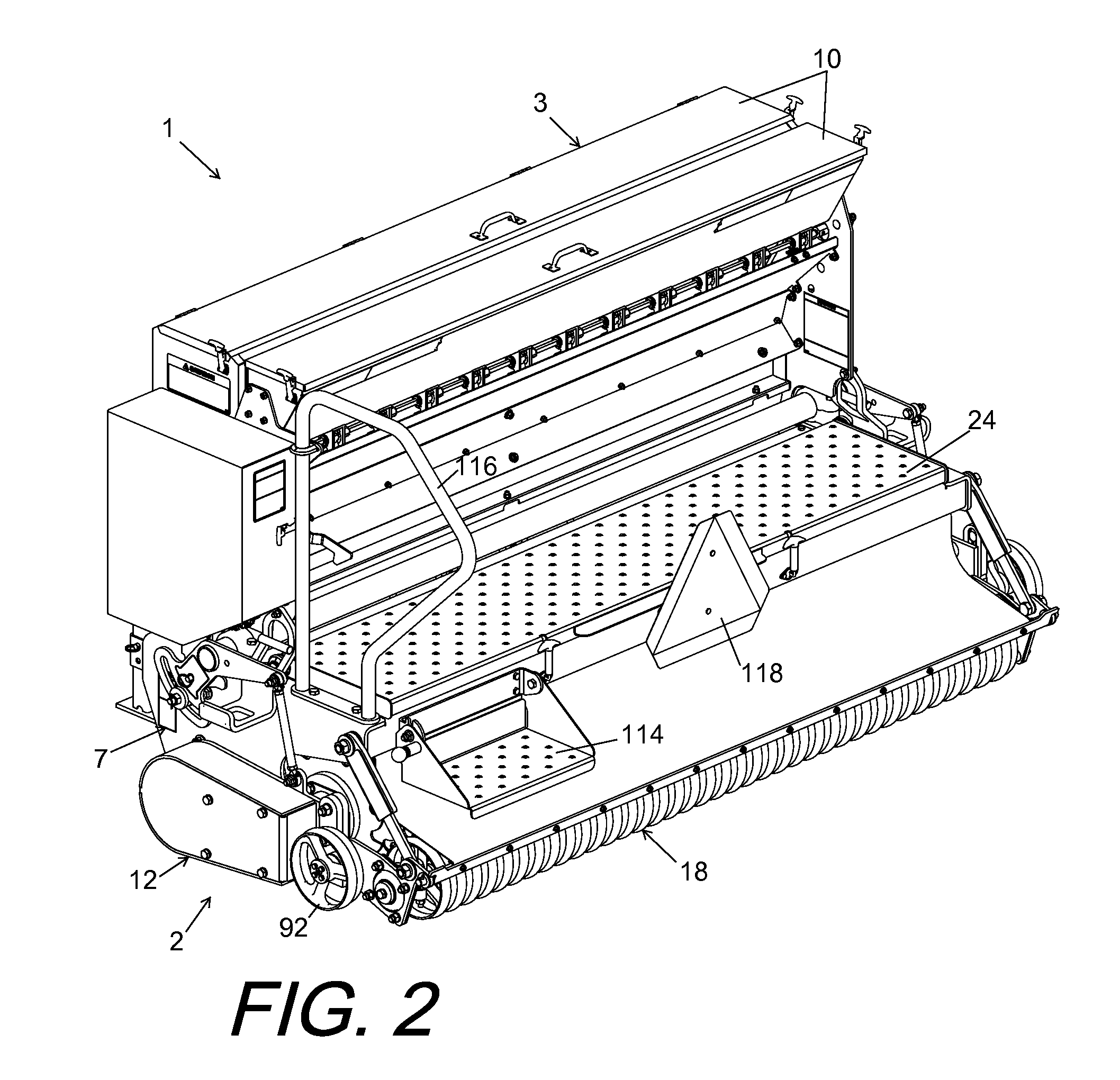 Single pass ground driven tiller and seeder apparatus