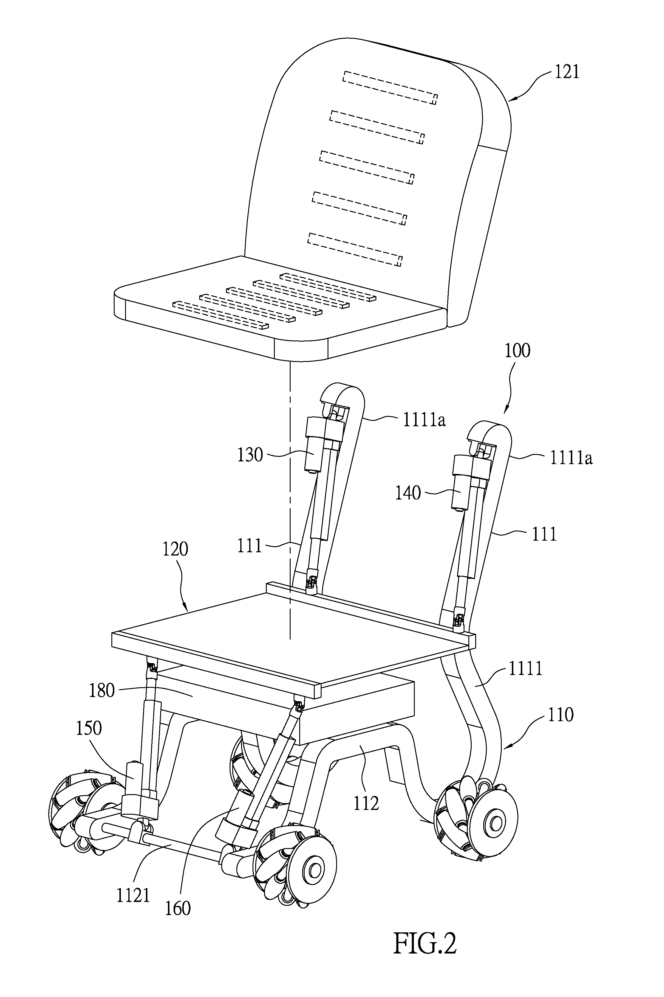 Movement device having a stewart platform