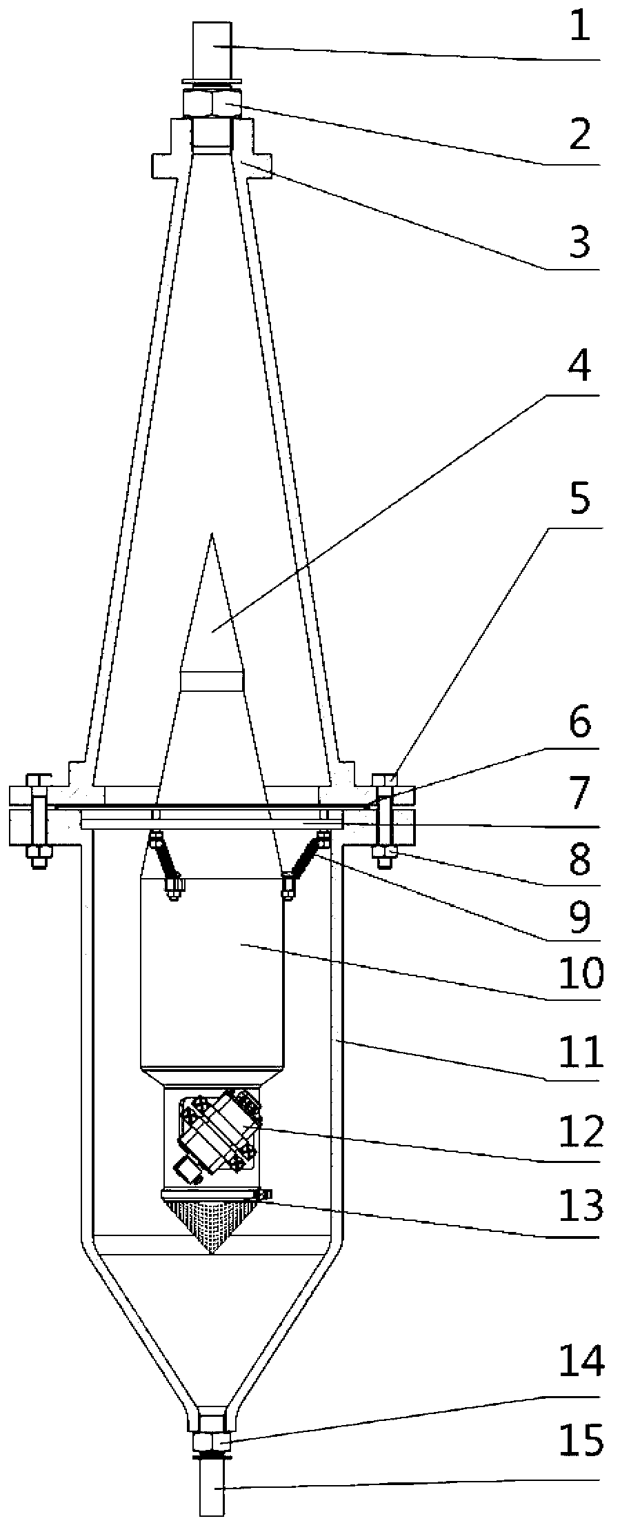 Device for generating gas-nanoparticle two-phase uniform fluid