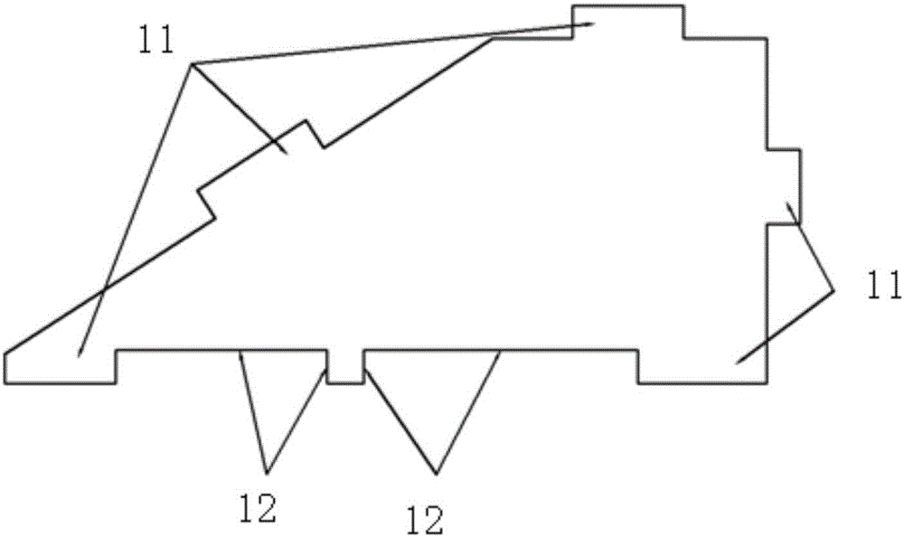 Titanium alloy polyhedron rudder frame and preparation method thereof