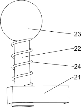 Water immersion type environment-friendly plastic particle cooling device