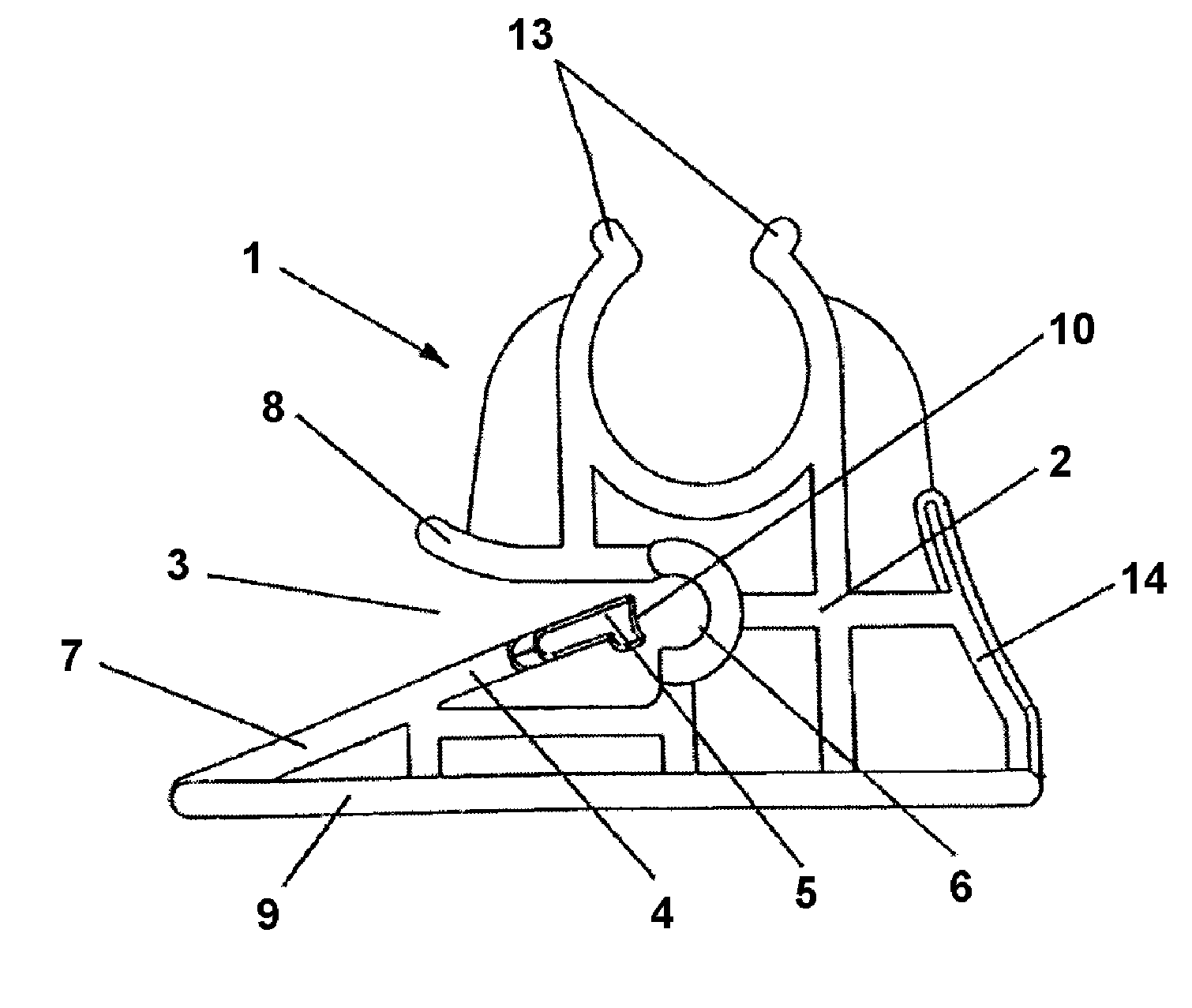 Mounting Clamp For A Floor Heating System