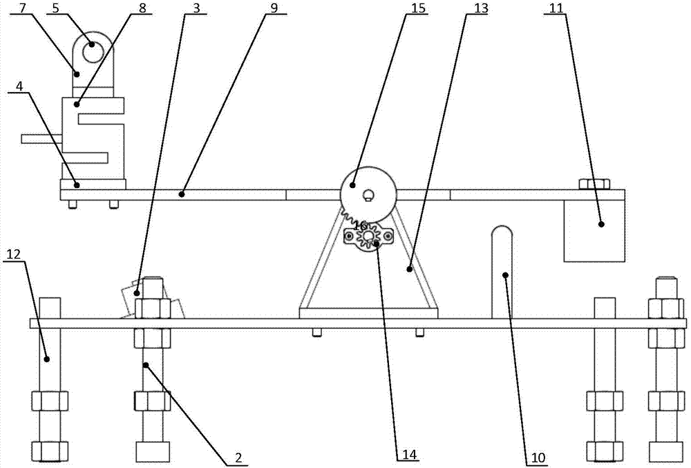 Lever counter weight type gravity compensation device