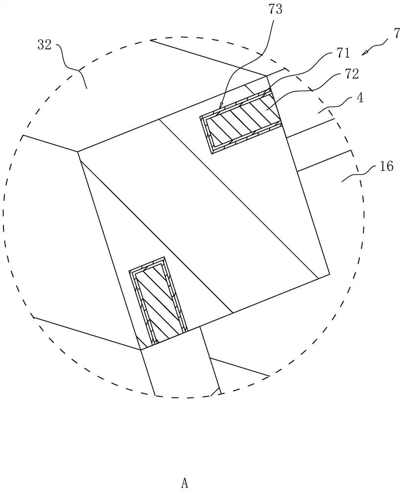 Independent negative-pressure exhaust gas dust removal device