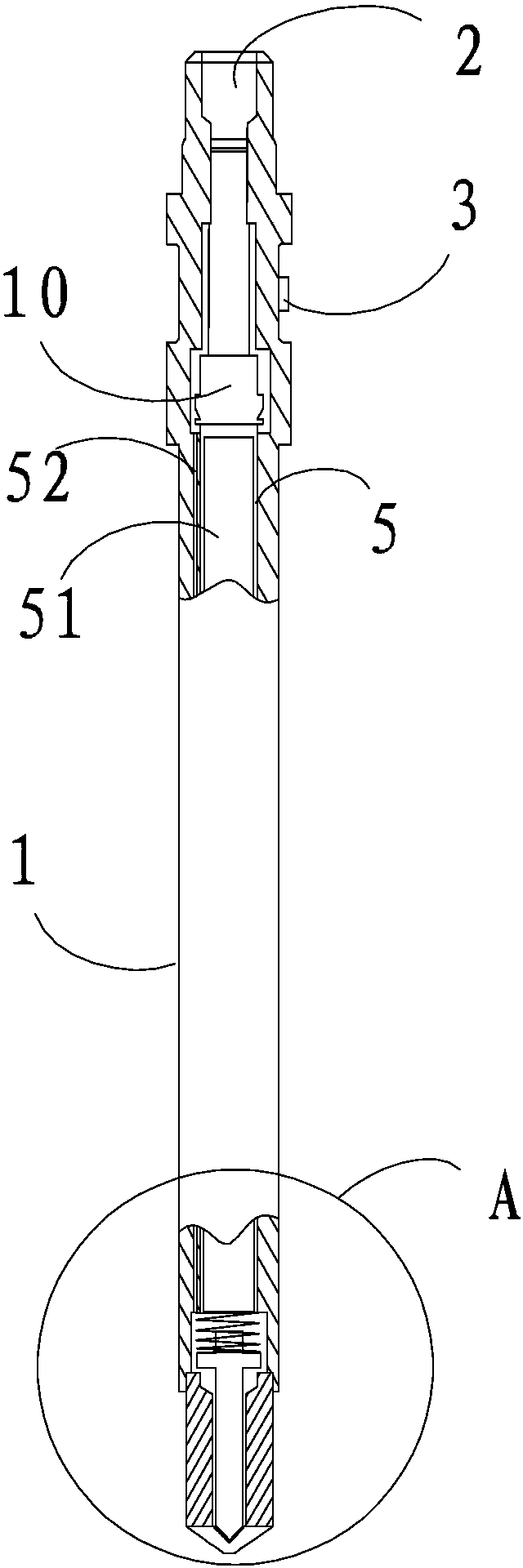 Diesel injector of integrated corona igniting device