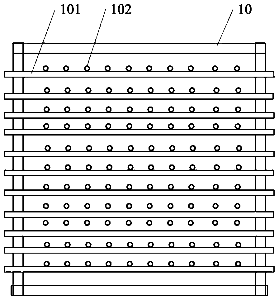 Habitat construction method for lamprey lei