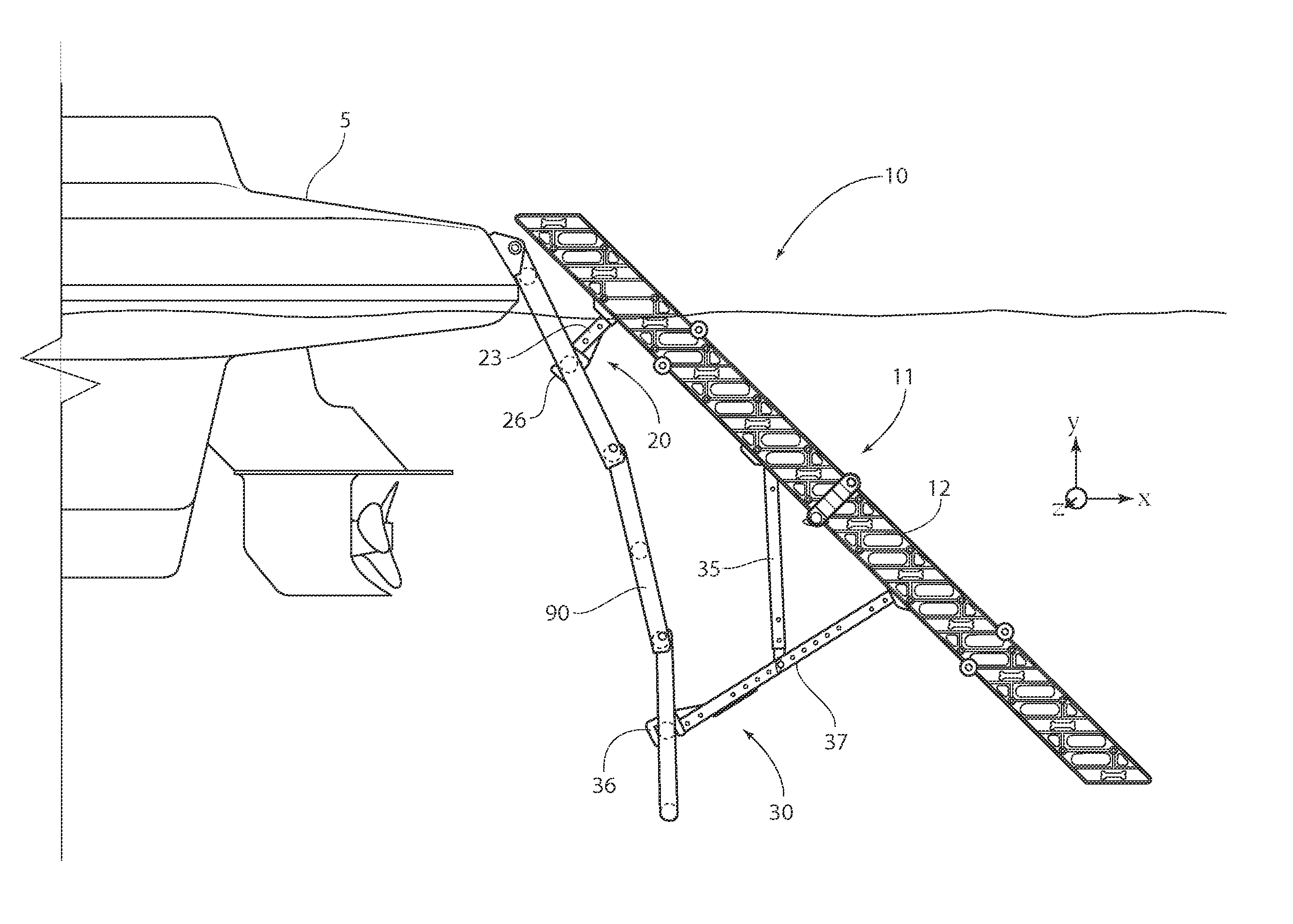 Apparatus and method for boarding animals onto a boat