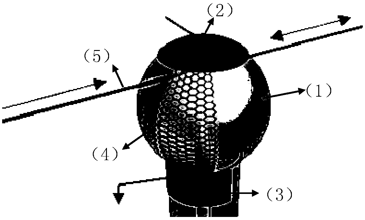 Graphene embedded echo-wall microsphere cavity monomolecular gas sensor